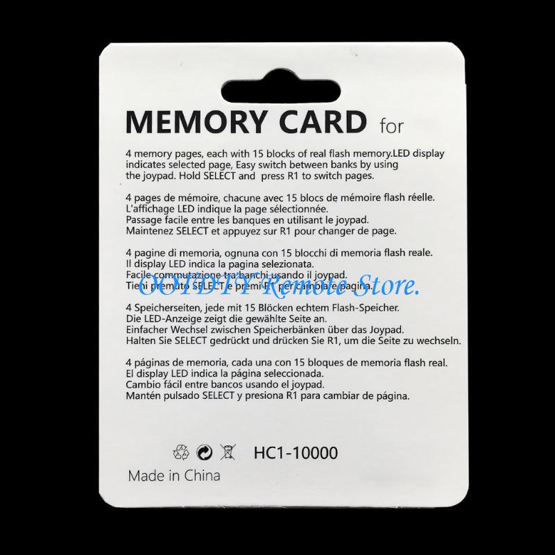 Memory Card Ps1 - PS1 Oyun Konsolları İçin Hafif 4MB