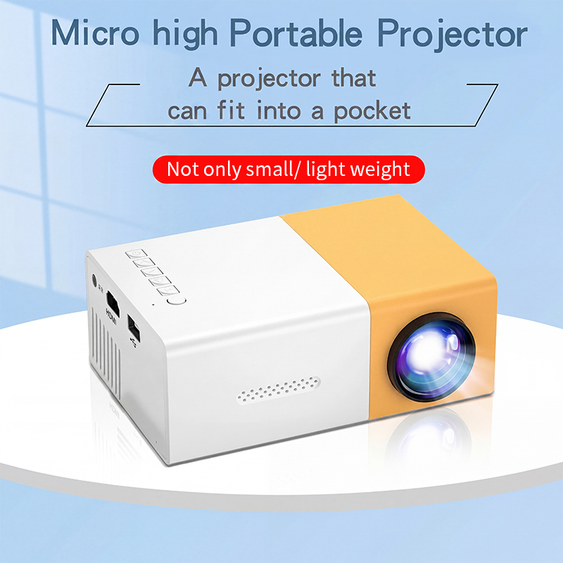 Retro Gaming And Projector - YG300 Taşınabilir HD Projektör Ev Sineması