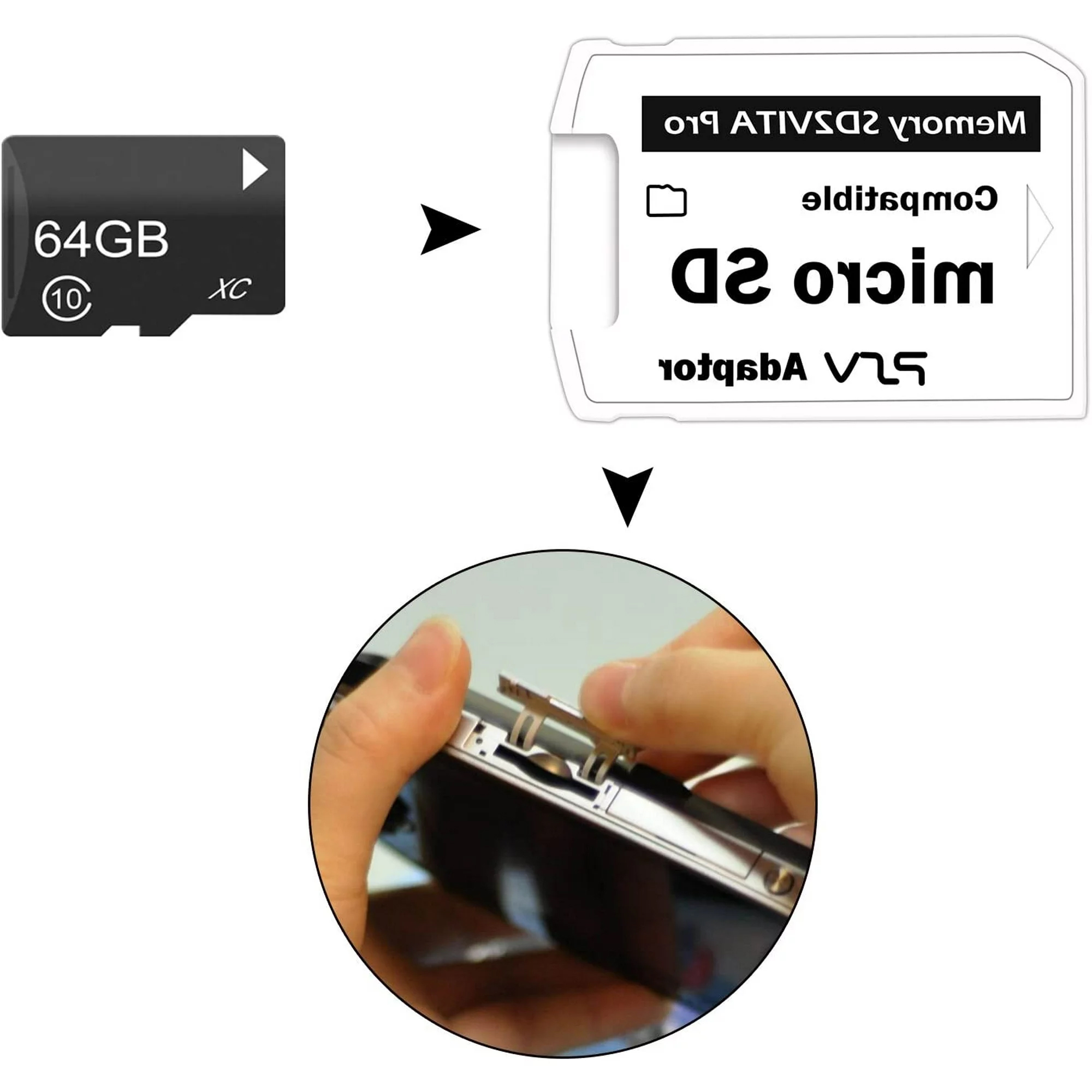 Memory Card Ps1 - Sd2Vita Pro adaptör 3.0 Ps Vita