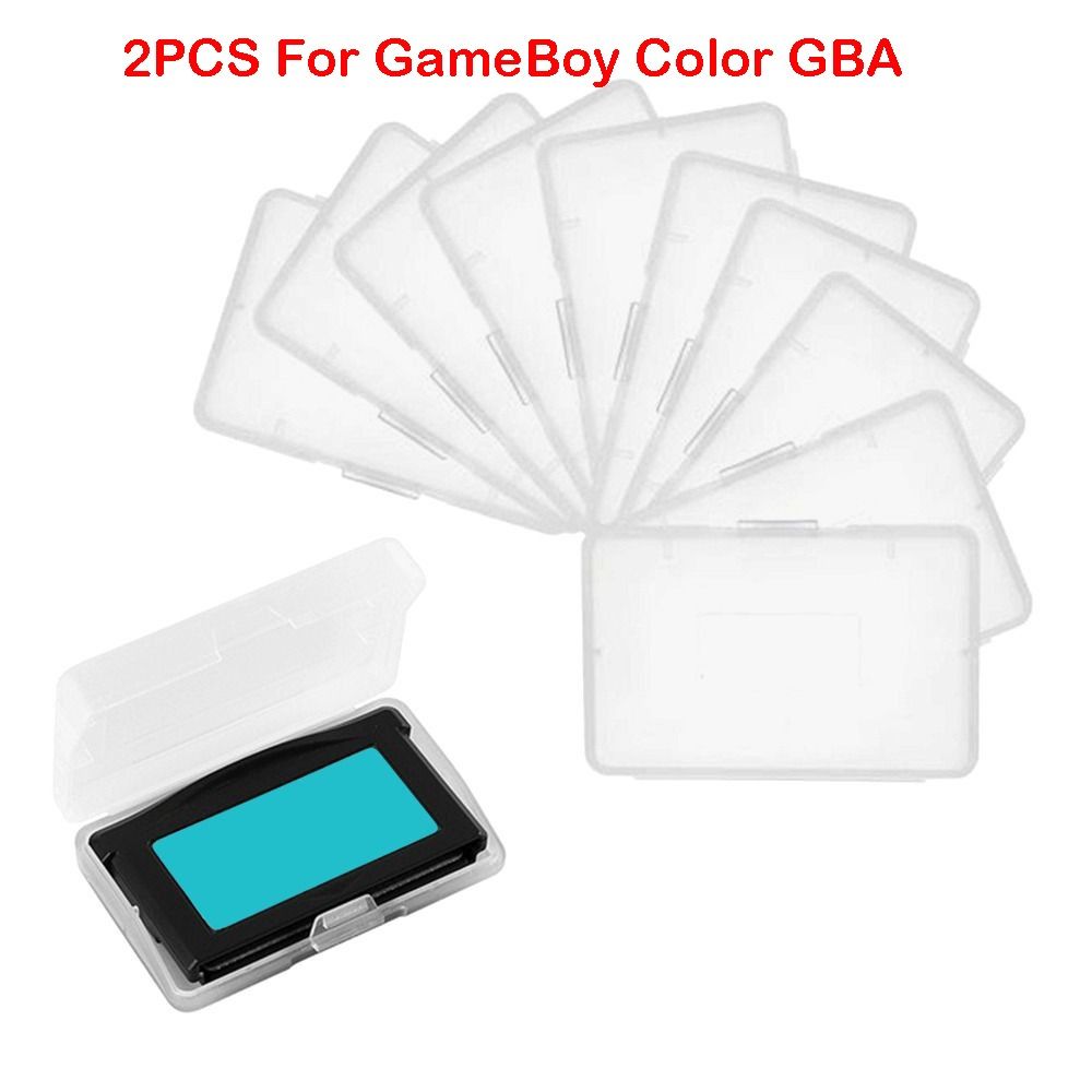 Game Cartridge Case - 2 adet plastik oyun kartuşu kutusu