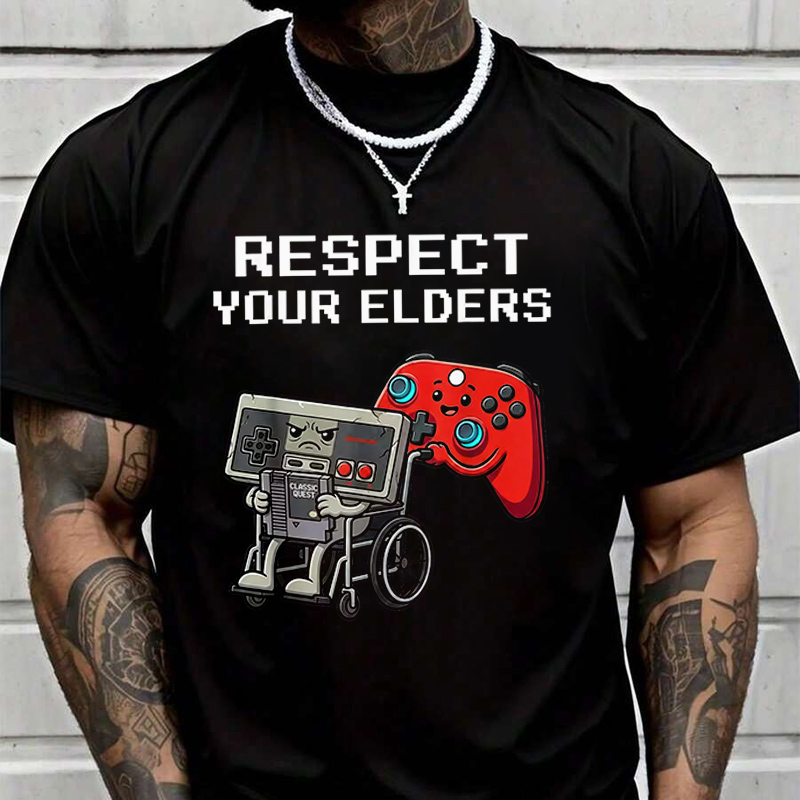 Retro Gaming Shirt - Retro Oyun Komik Oyuncu Denetleyicisi 80'ler