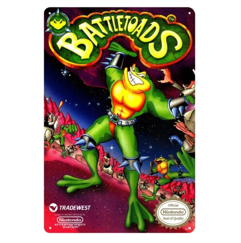 Retro Gaming Pictures - Battletoads Nes Retro Video Oyunu Metal