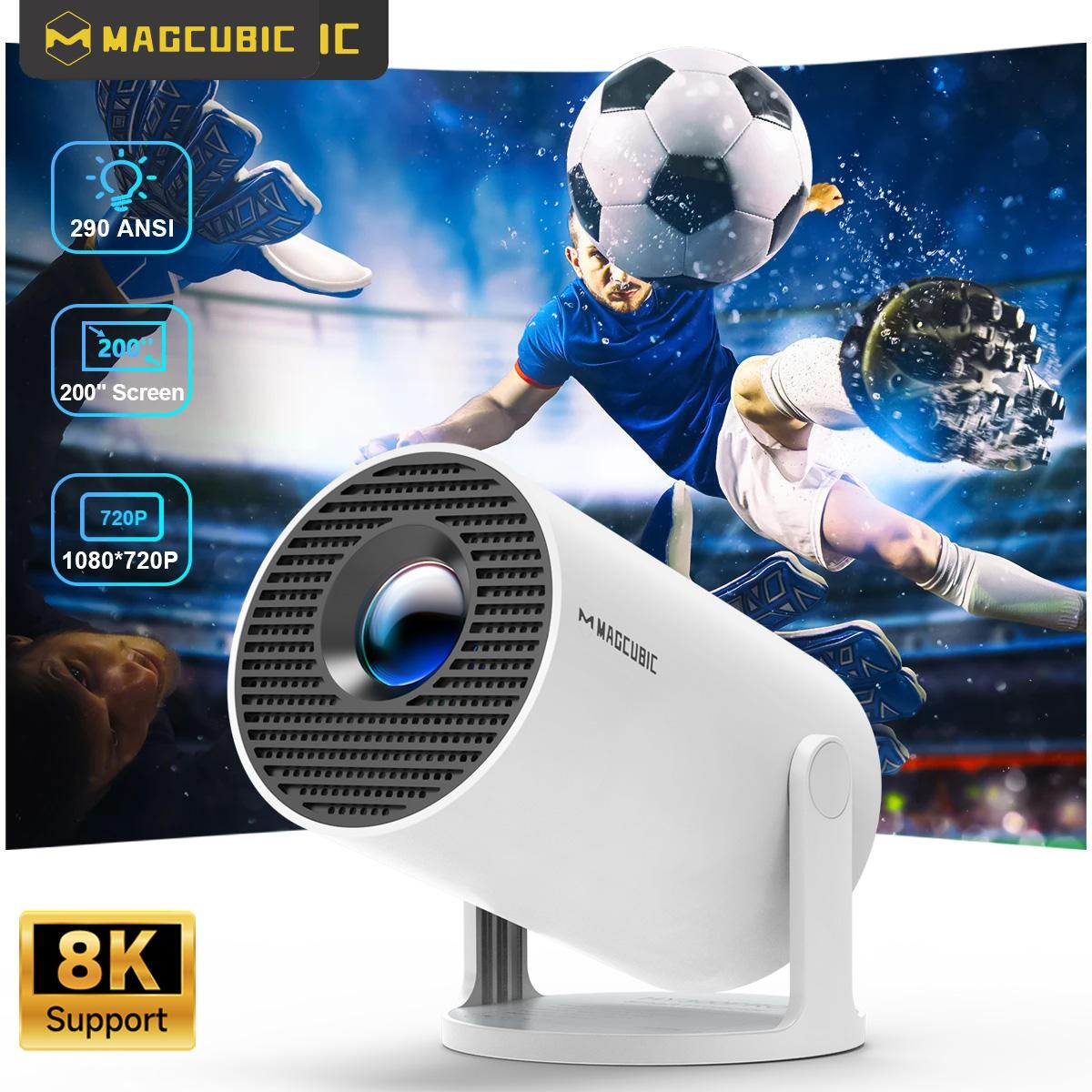 Retro Gaming And Projector - Magcubic Projektör HY300 PRO 8K Android