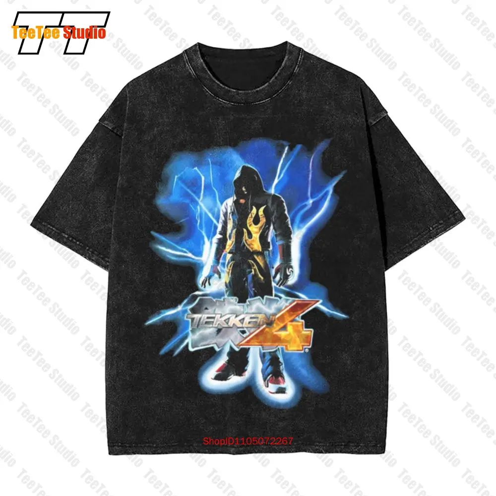 Retro Gaming Shirt - Vintage Tekken 4 Namco Promosyon Arcade