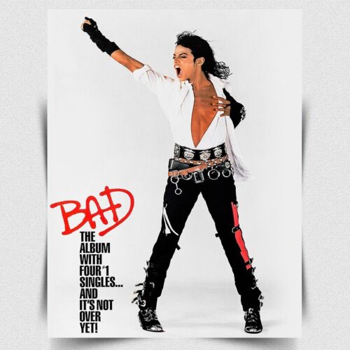 Retro Gaming Pictures - BAD ALBUM Michael Jackson KAPAK METAL