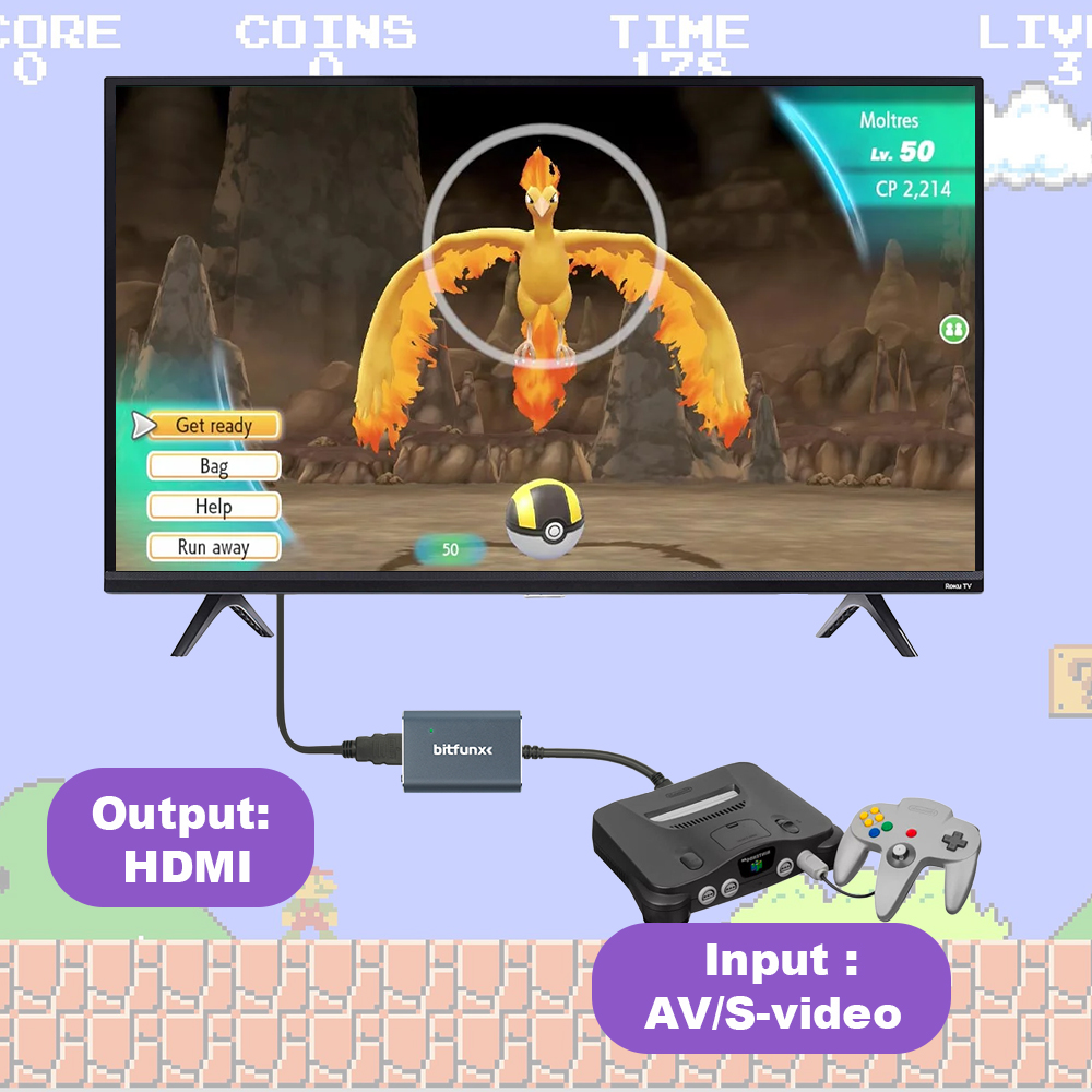 Bitfunx 720P Svideo / AV - HDM - Retro Gaming Nostalgia incelemesi ve fiyatı