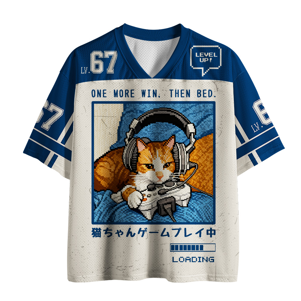 Unisex Komik Oyuncu Kedi Tişör - Retro Gaming Jersey incelemesi ve fiyatı