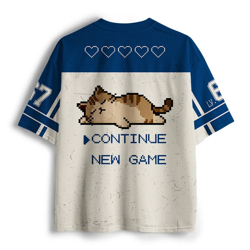 Unisex Komik Oyuncu Kedi Tişör - Retro Gaming Jersey incelemesi ve fiyatı