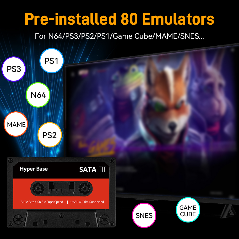 Batocera 500G/2T Emulator Oyun - Retro Gaming Emulator Console incelemesi ve fiyatı