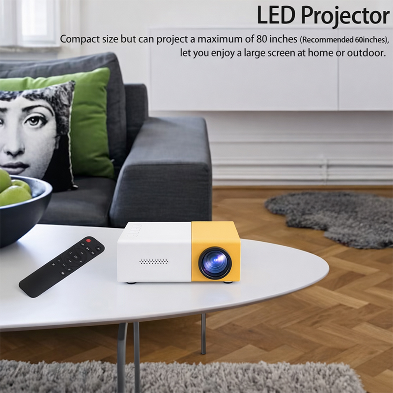 YG300 Taşınabilir HD Projektör - Retro Gaming And Projector incelemesi ve fiyatı