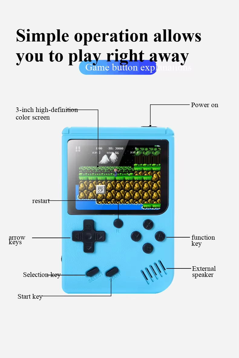 400'ü 1 Arada MİNİ Oyunlar El  - Retro Gaming Devices incelemesi ve fiyatı