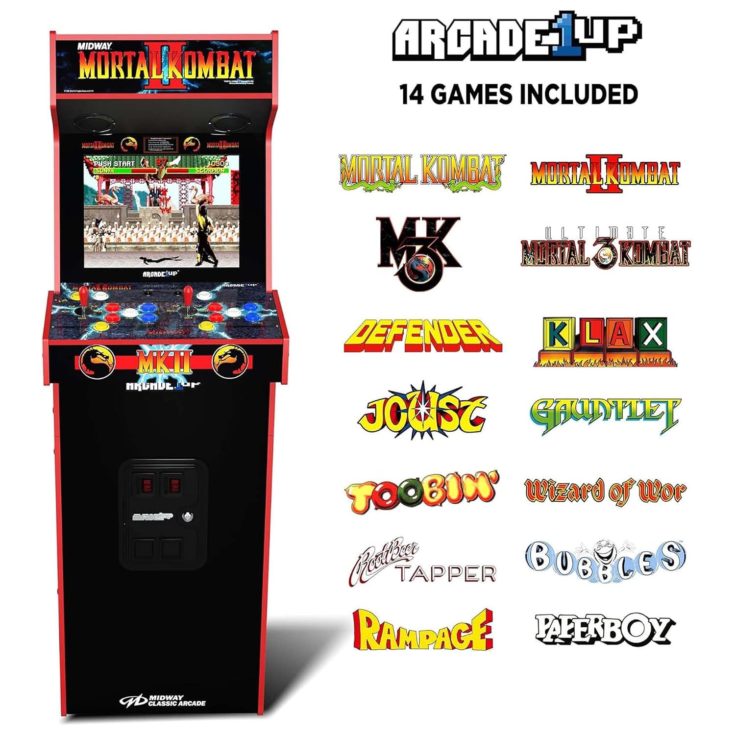 Mortal Kombat II Deluxe Atri O - Retro Gaming Cabinet incelemesi ve fiyatı