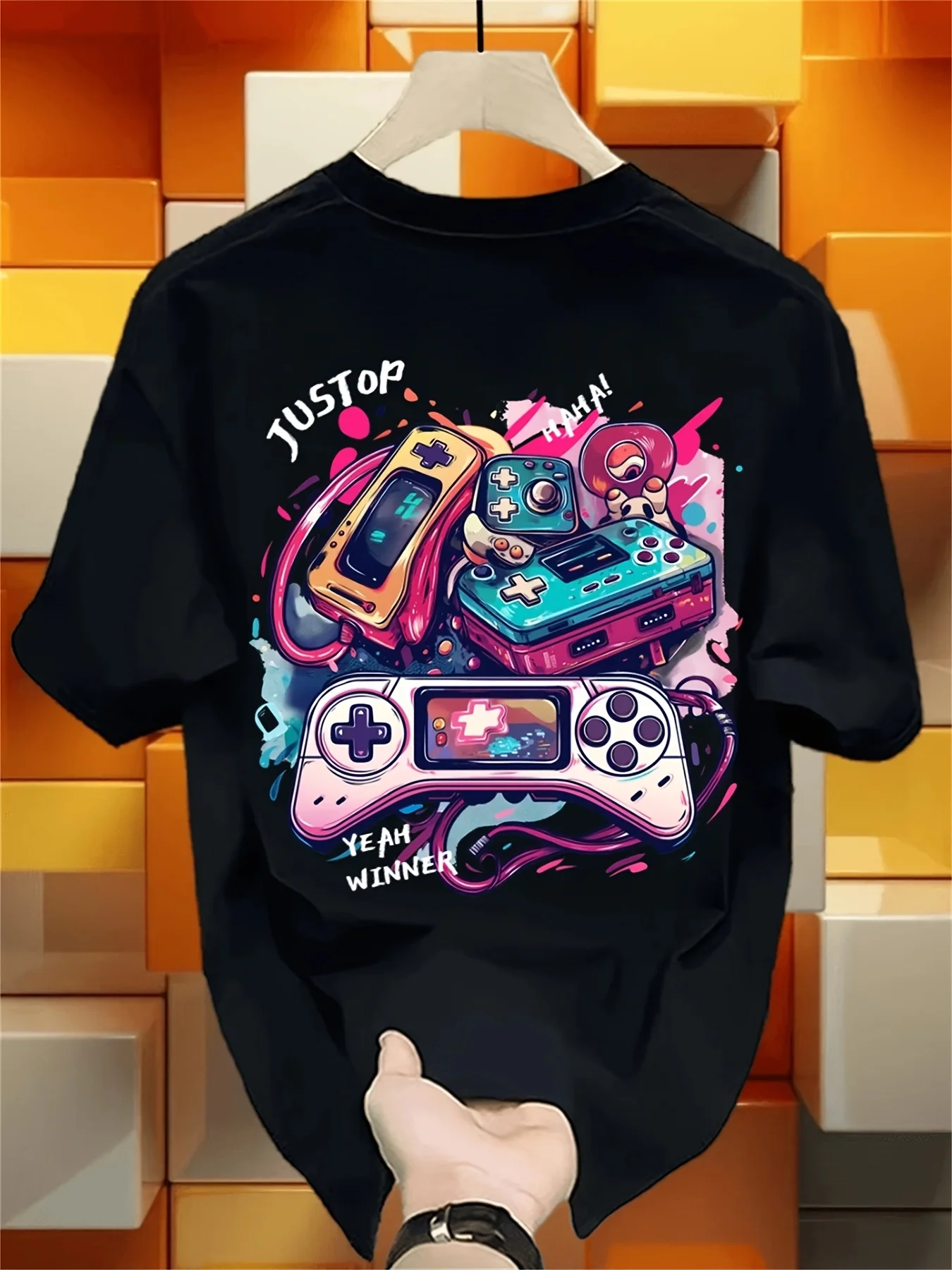 Retro Graffiti Gamepad Sanatı  - Retro Gaming Jersey incelemesi ve fiyatı