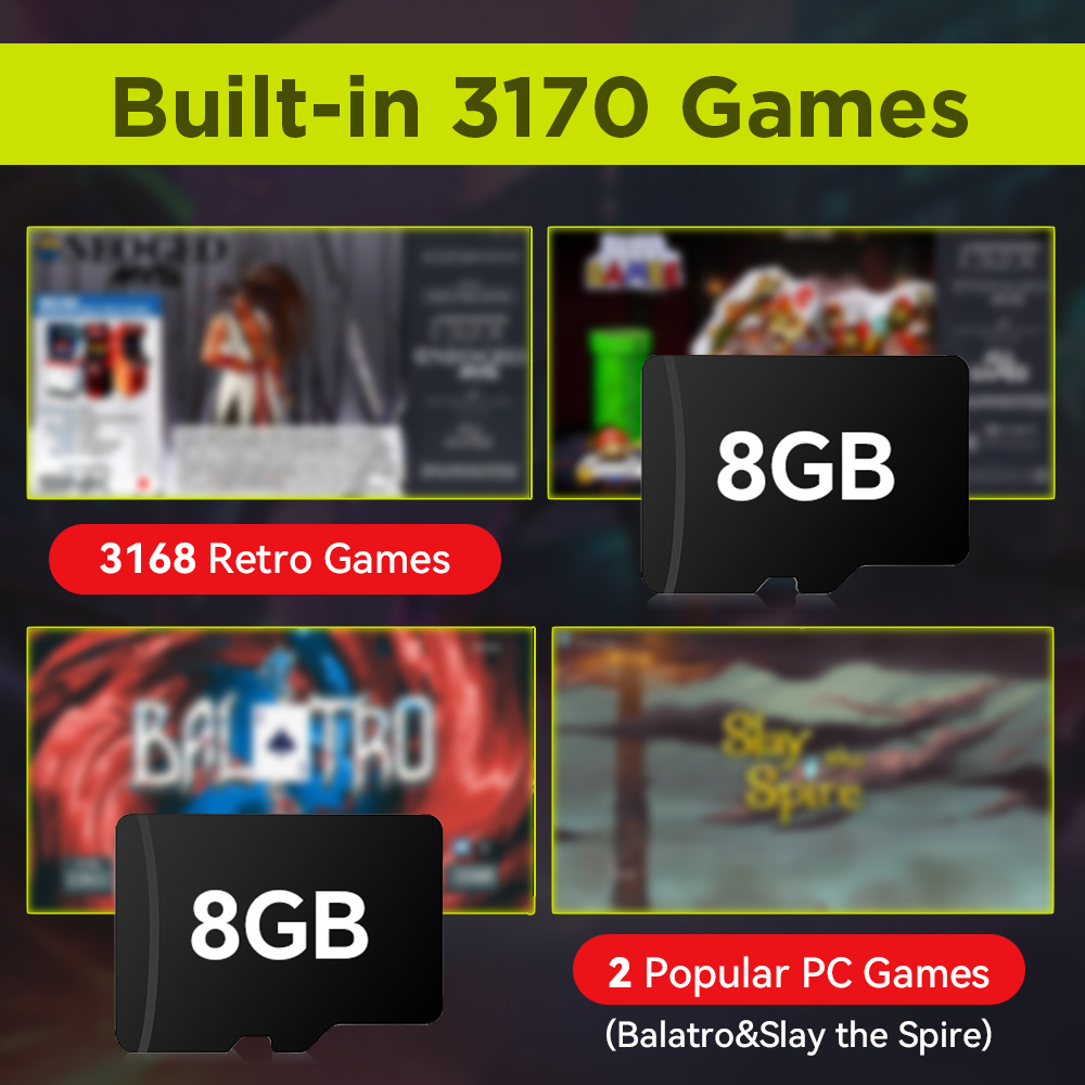 8 GB Oyun TF Kartı ile 3170 Re - Retro Gaming Emulator Console incelemesi ve fiyatı